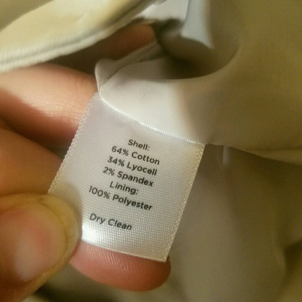 Talbots Beige Blazer Jacket Button Front C - image 8